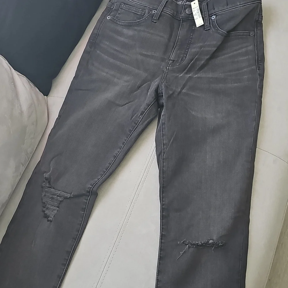 NWT Madewell Black 9” mid rise skinny jeans Size: 28